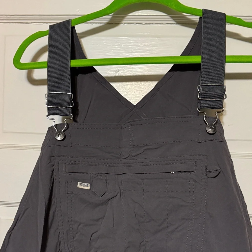 Duluth Trading Gray/Blue Gardening Overalls 3x - Picture 2 of 5